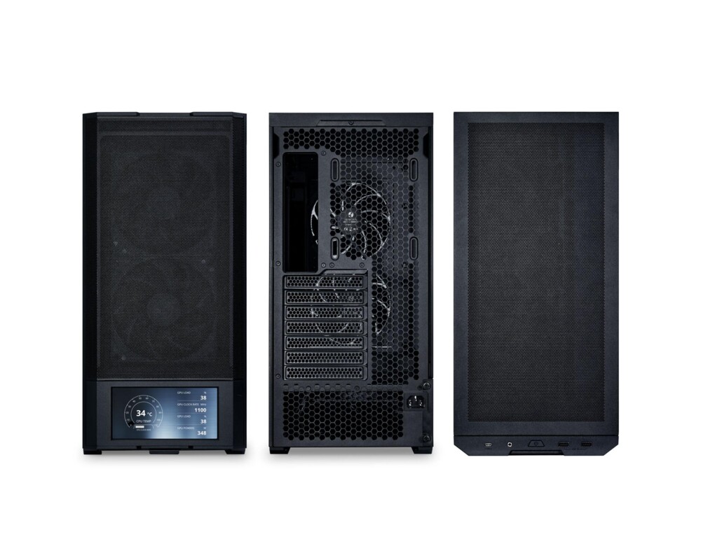 Кутия Lian Li LANCOOL 207 Digital Mid-Tower, Tempered Glass, Черно 3