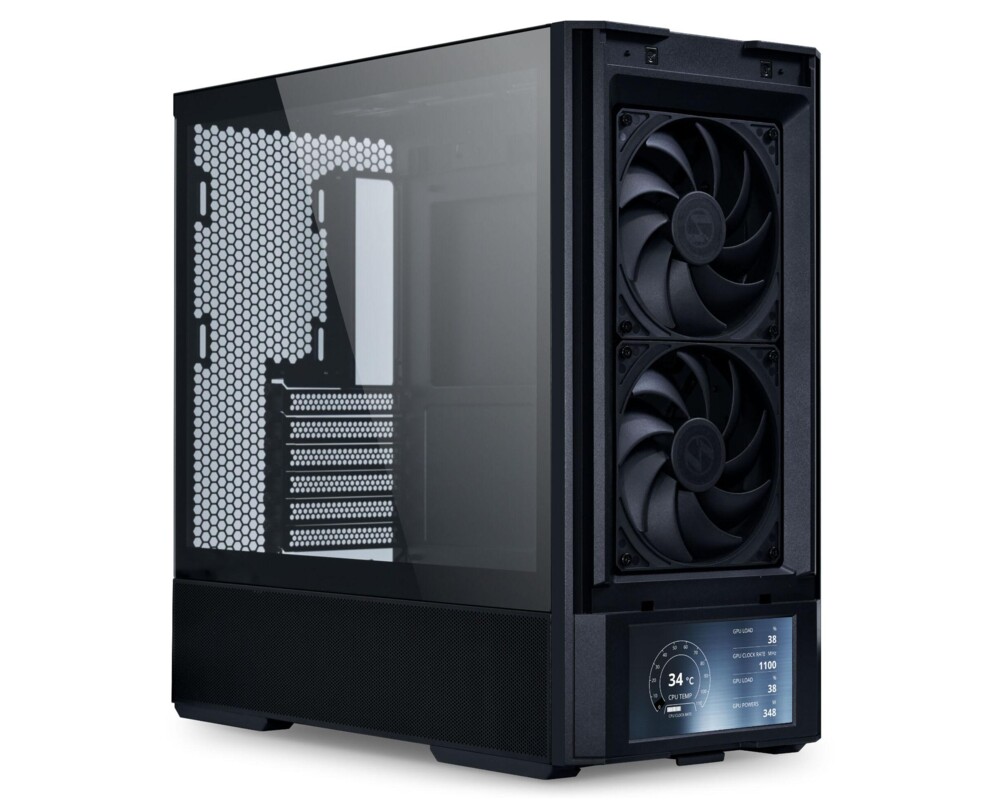 Кутия Lian Li LANCOOL 207 Digital Mid-Tower, Tempered Glass, Черно 2