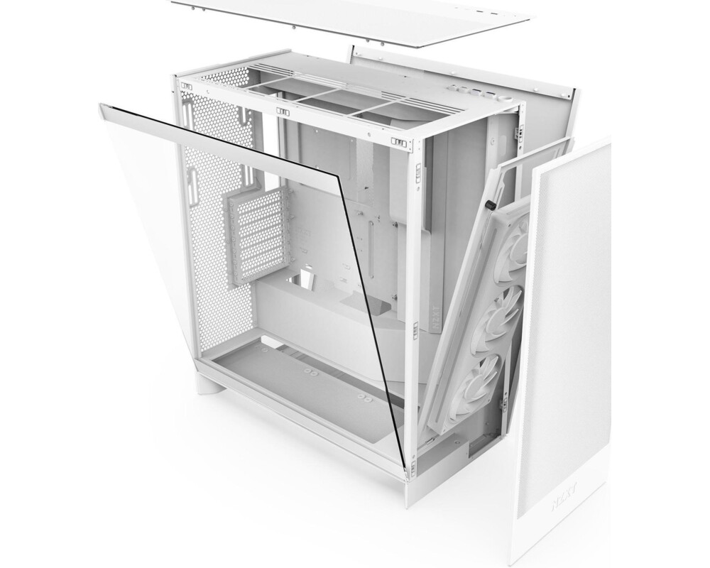 Кутия NZXT H7 Flow RGB 2024 Edition - White 7