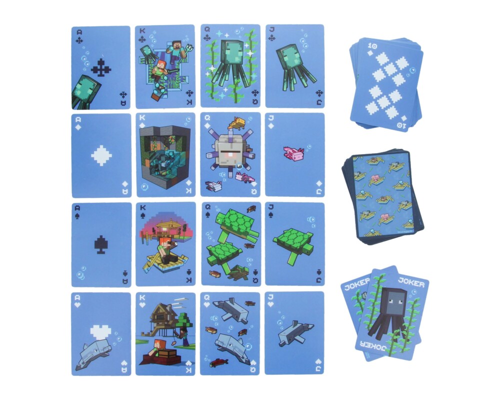 Аксесоар Карти за игра Paladone: Minecraft - Водоустойчиви карти за игра 2