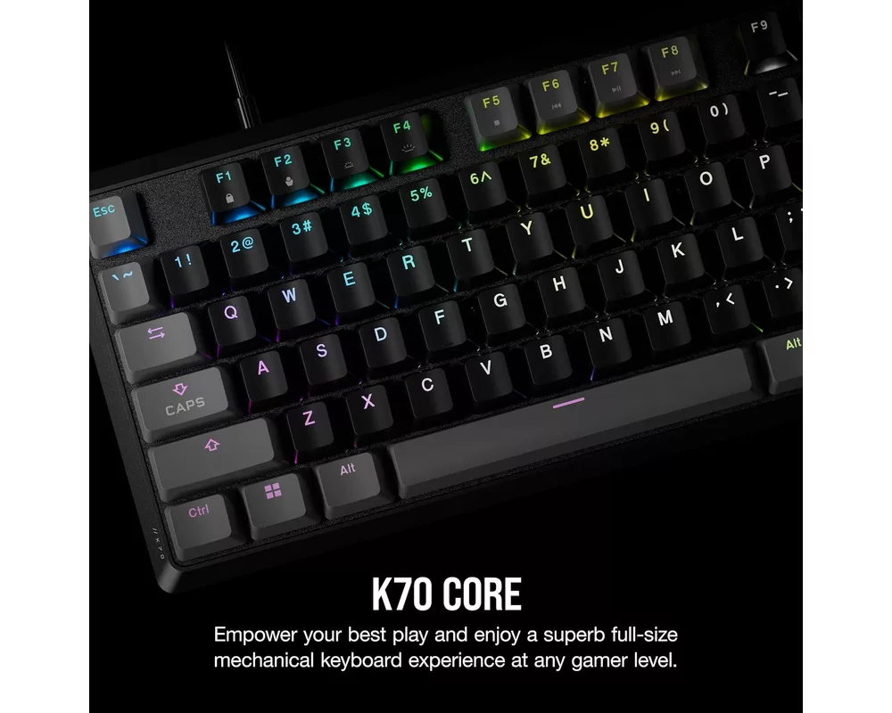 Клавиатура Corsair K70 CORE RGB Mechanical Gaming Keyboard - Carbon Gray 2