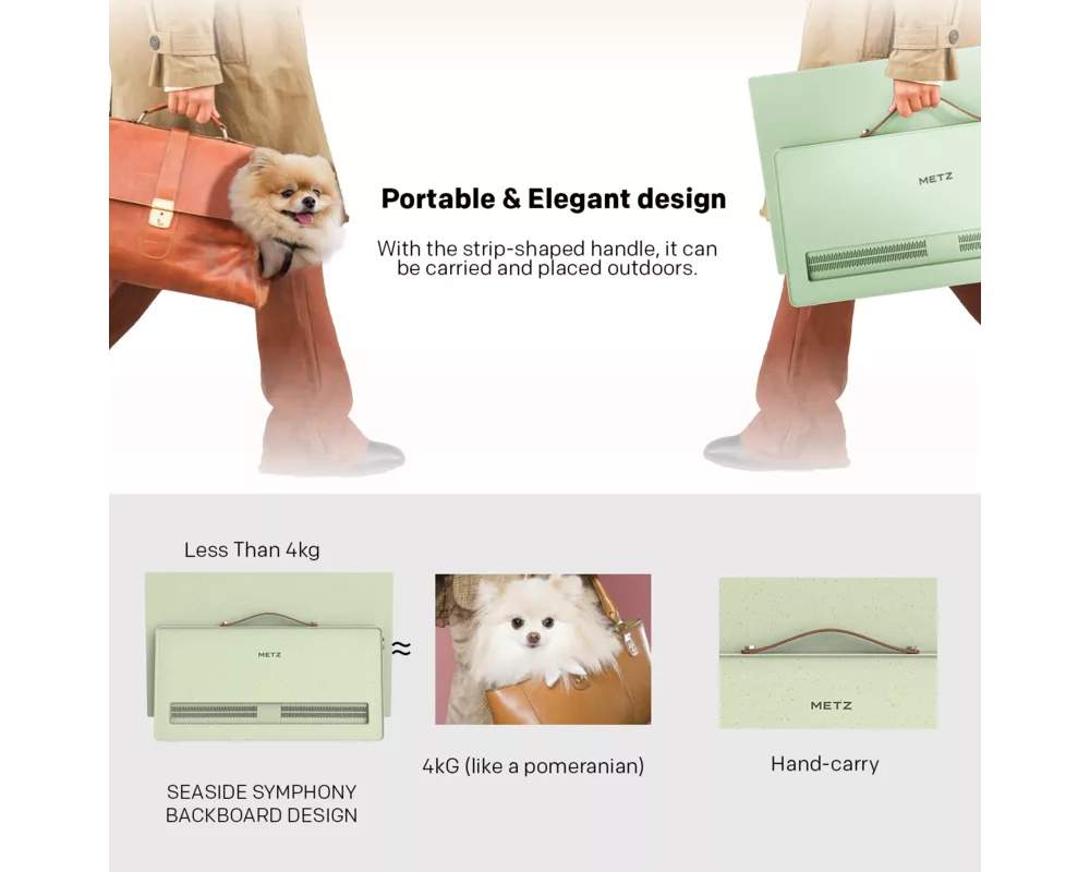 Телевизор METZ Портативен телевизор 24" LED FHD(1920x1080) GoogleTV, HDR10, зелен 11