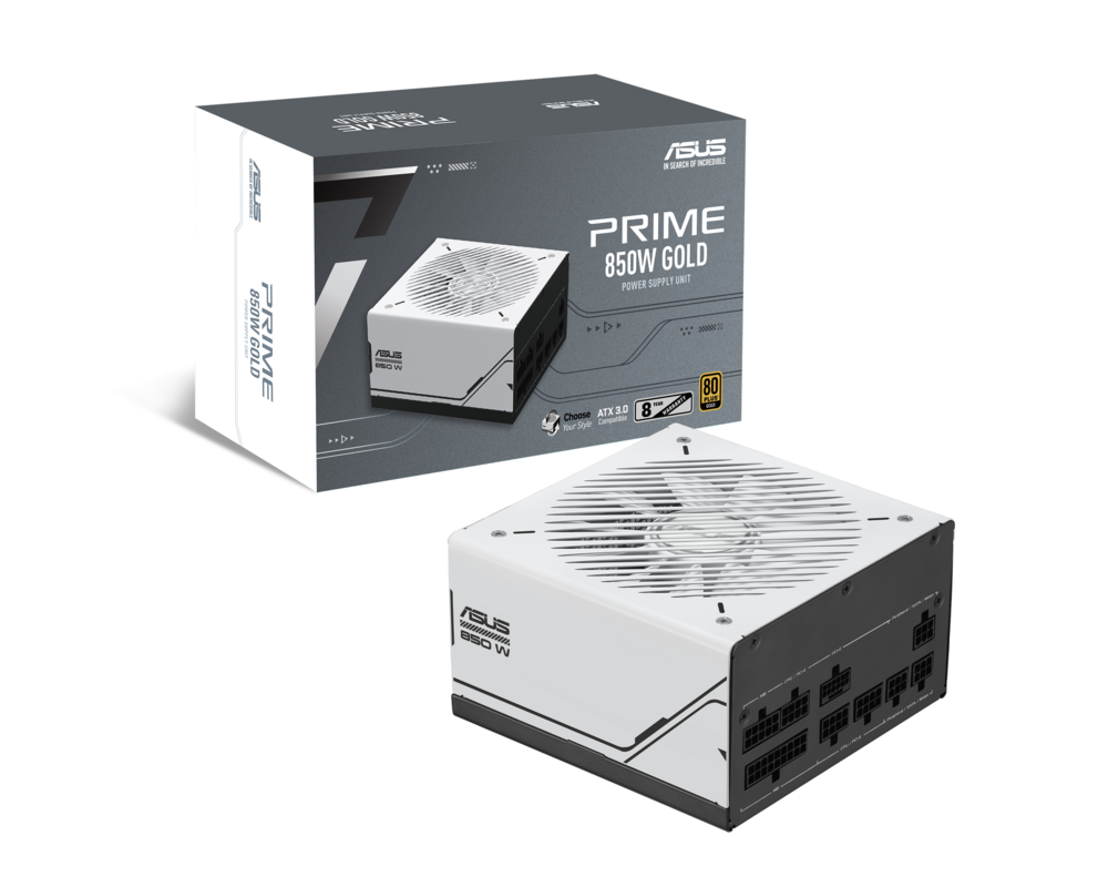 Захранване ASUS PRIME 850W, 80+ Gold PCIe 5.1, Fully Modular 11