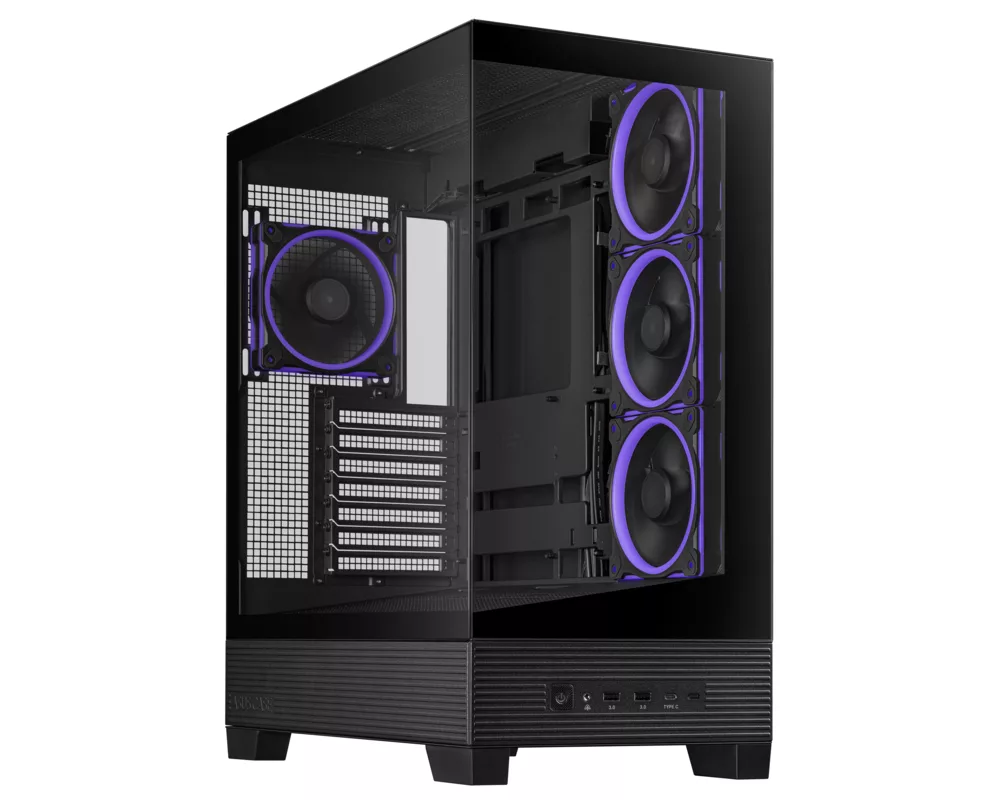 Кутия ASUS A31 PLUS ARGB - Black 2