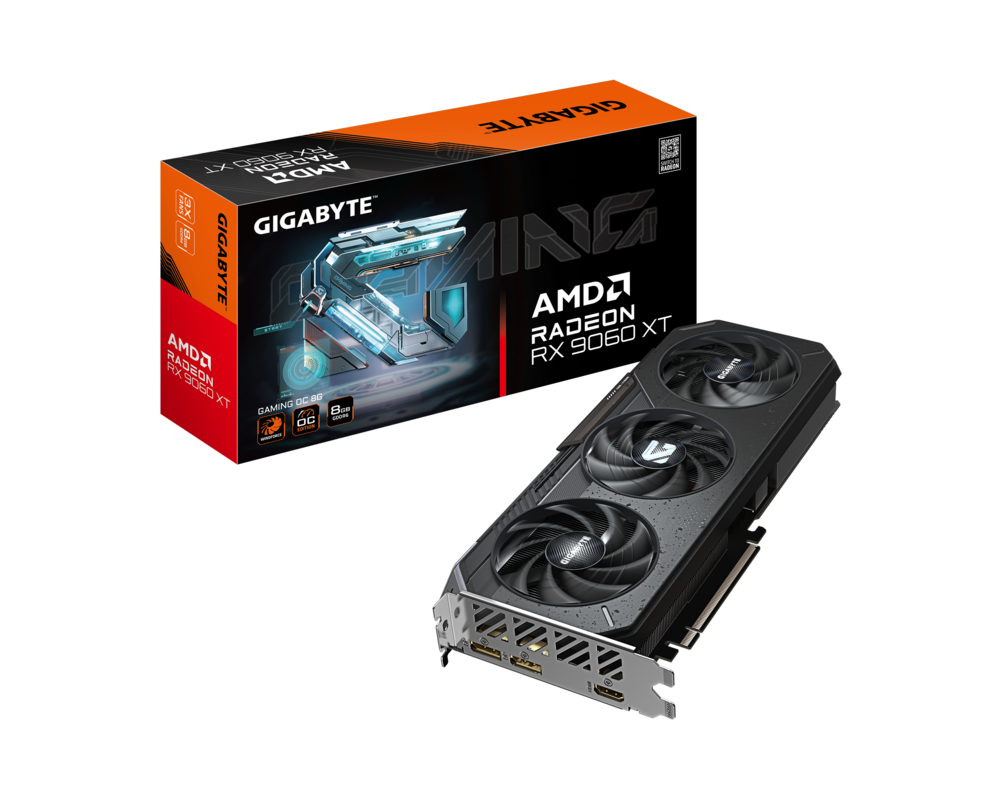 Видеокарта GIGABYTE RADEON RX 9060 XT GAMING OC 8GB GDDR6 9