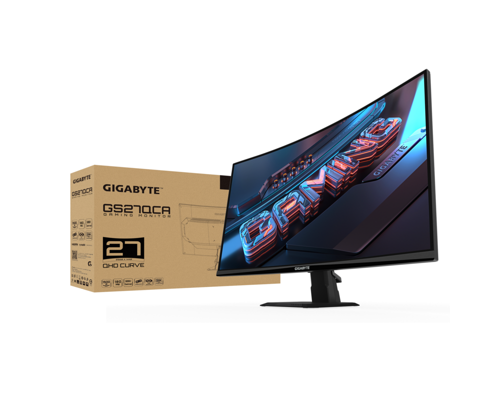 Монитор 27" Gigabyte GS27QCA, QHD, 180Hz 8