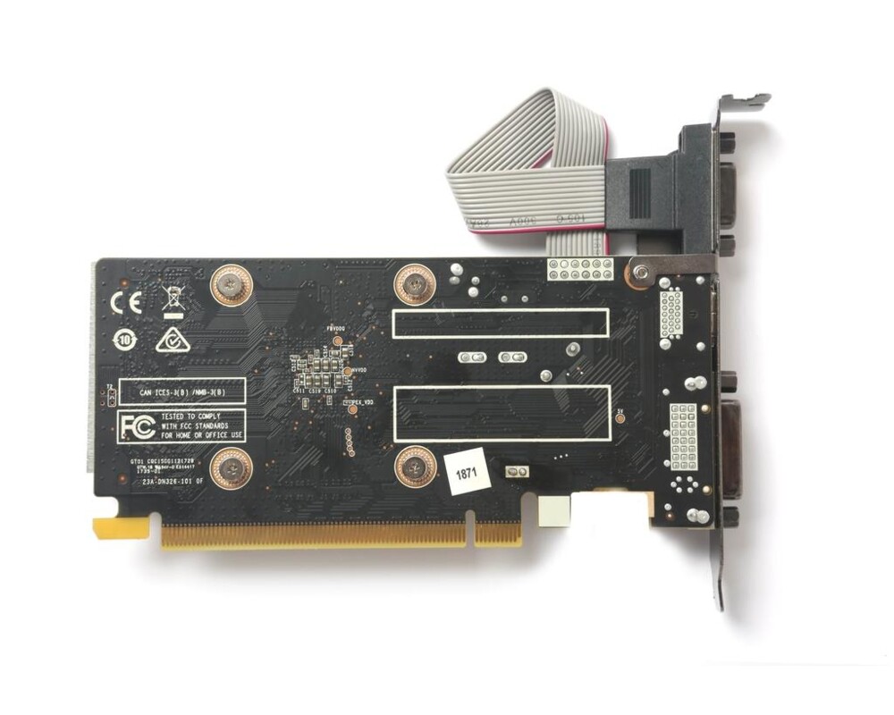 Видеокарта ZOTAC GeForce GT 1030 2GB GDDR5 Low Profile 4