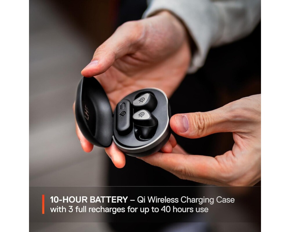 Слушалки Безжични слушалки с микрофон SteelSeries Arctis GameBuds - Black 5