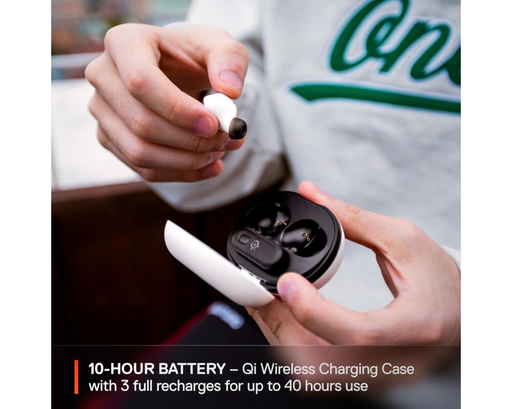 Слушалки Безжични слушалки с микрофон SteelSeries Arctis GameBuds - White 5