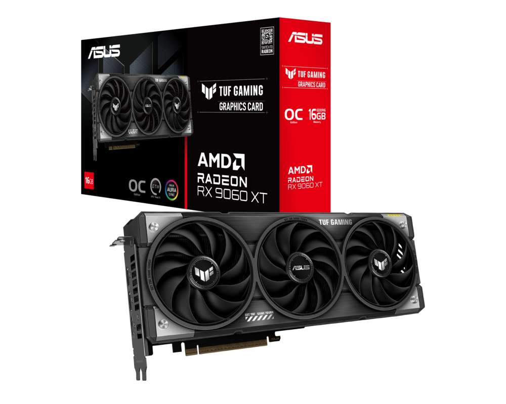 Видеокарта ASUS TUF GAMING RADEON RX 9060 XT OC 16GB GDDR6 8