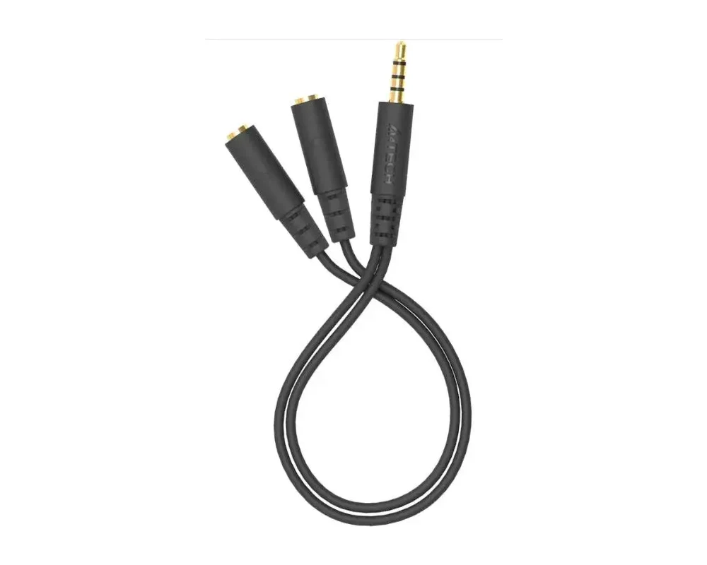 Адаптери A4Tech Адаптер AD-3P 3.5mm жак мъжко - 2 х 3.5мм жак женско 2