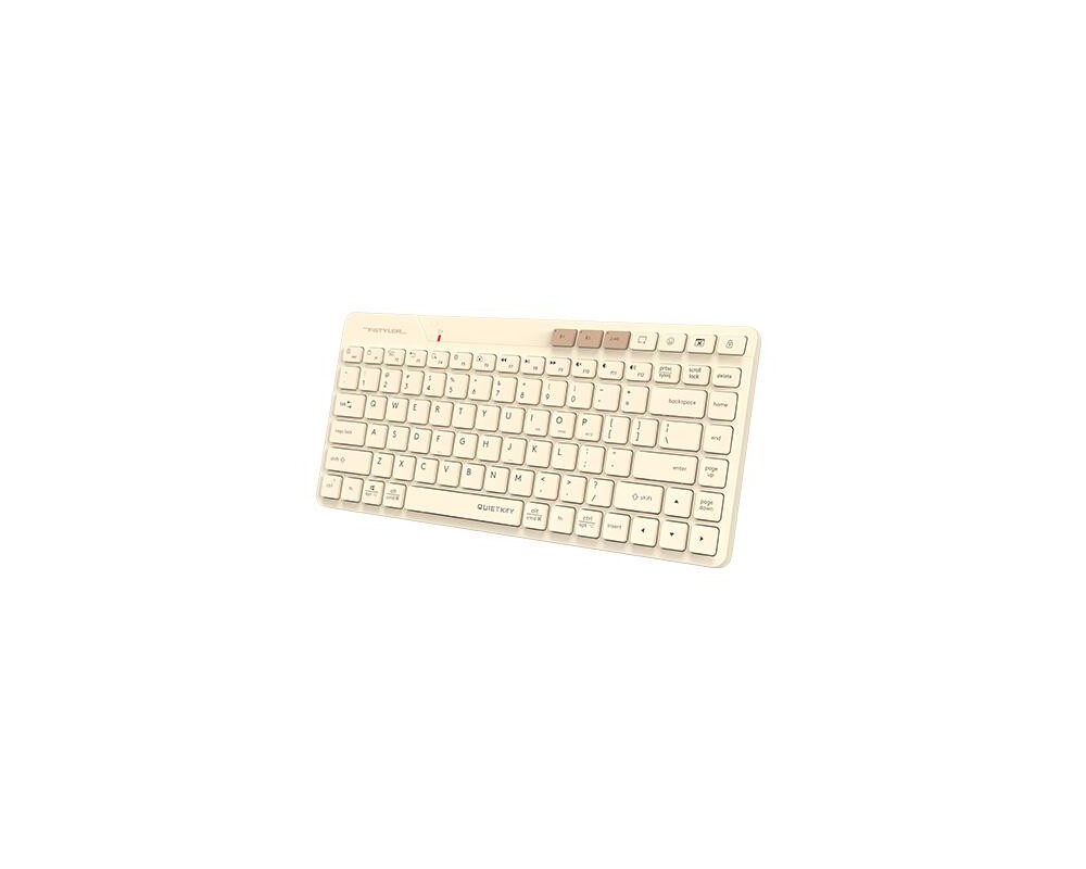 Клавиатура A4tech FBK26C AS Fstyler безжичнa мини тиха клавиатура, Multi-mode, презареждаема батерия, USB,кирилизирана 9