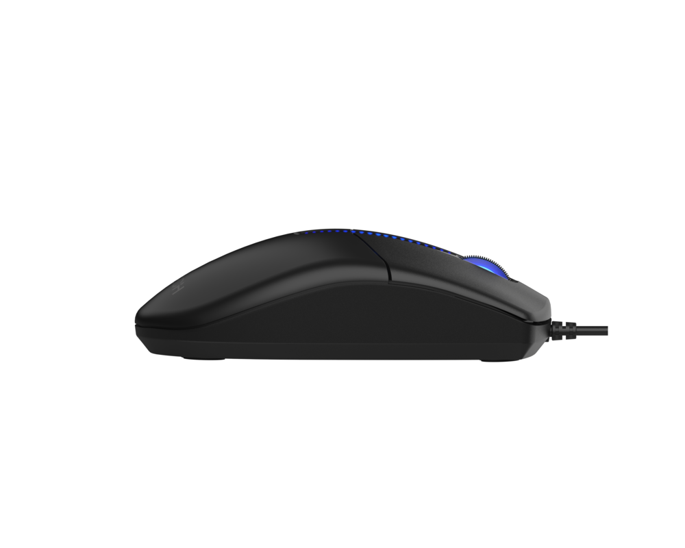 Мишка A4tech Illuminate N530S Жична безшумна мишкa черна, 1200 dpi 2