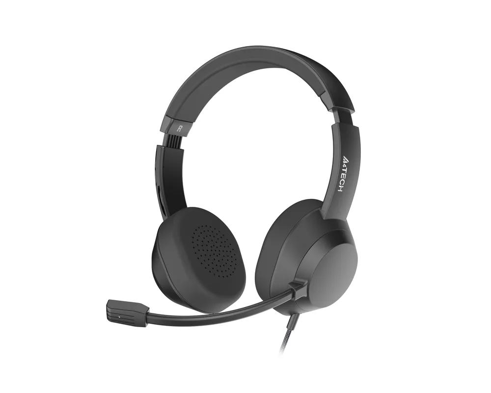Слушалки А4tech Fstyler FH150U Слушалки с микрофон USB, Noice Cancelling,леки, черни 4