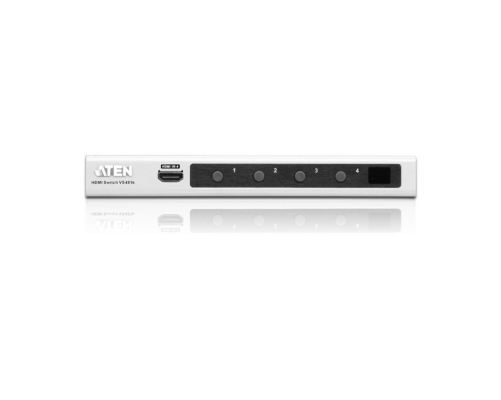 Кабел HDMI превключвател ATEN VS481B, 4-портов 4K 2