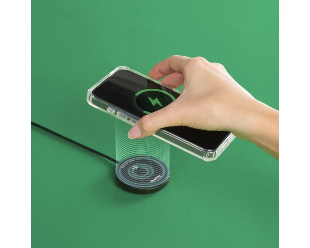 Зарядно HAMA Безжично  Qi2, 15 W, черно, за Apple 21