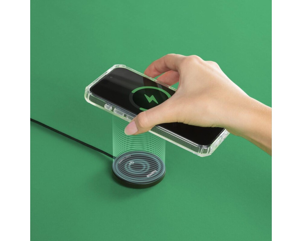 Зарядно HAMA Безжично  Qi2, 15 W, черно, за Apple 8