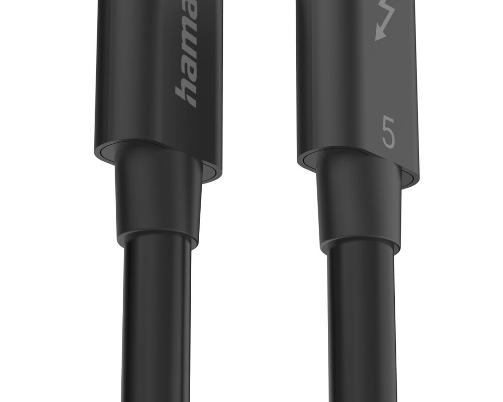 Кабел HAMA Кабел "USB-C" Thunderbolt-5, 80 Gbit/s, 5A, 240W, Ultra-HD 8K, 1.00 m 4