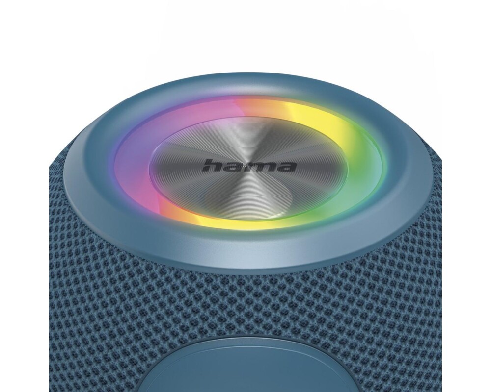 Тонколони HAMA Блутут колонка "Ball Shape Speaker", 5 светлинни режима, 5W, синя 9