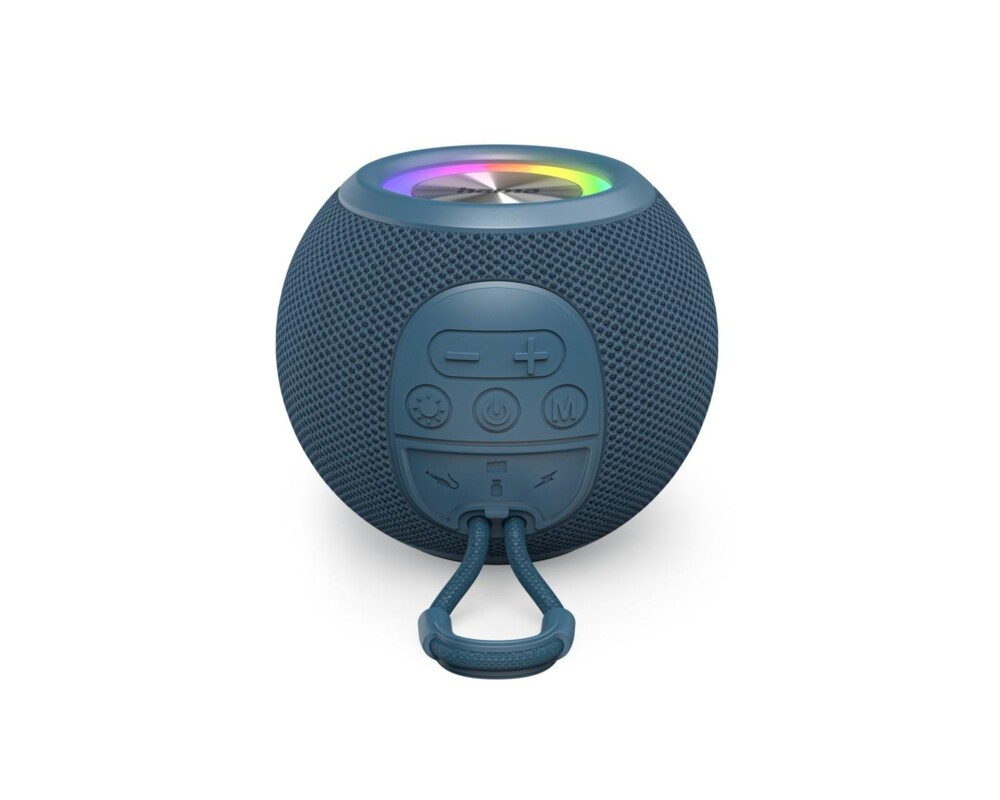 Тонколони HAMA Блутут колонка "Ball Shape Speaker", 5 светлинни режима, 5W, синя 11