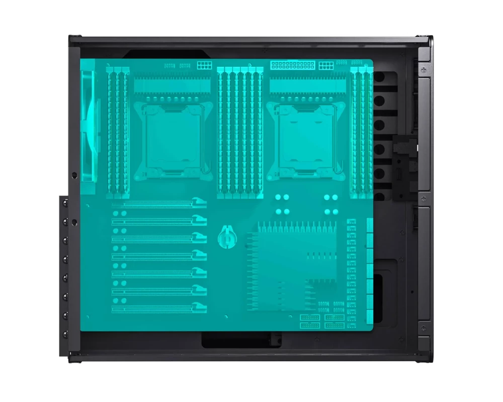 Кутия Jonsbo N5 NAS E-ATX - Black 8