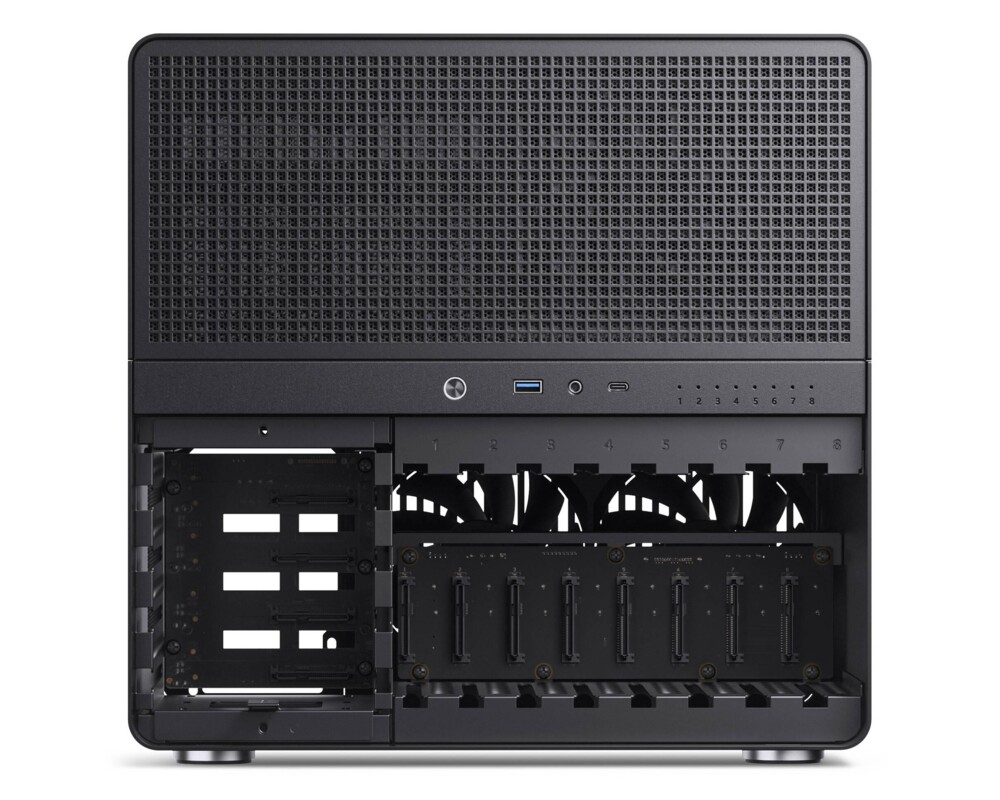 Кутия Jonsbo N5 NAS E-ATX - Black 11