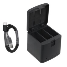   за батерия за камери с три гнезда GoPro 9/ 10 / 11 / 12 With USB-C Cameron Sino 831983 CS-DF-GDB900UH на топ цена - PIC.bg