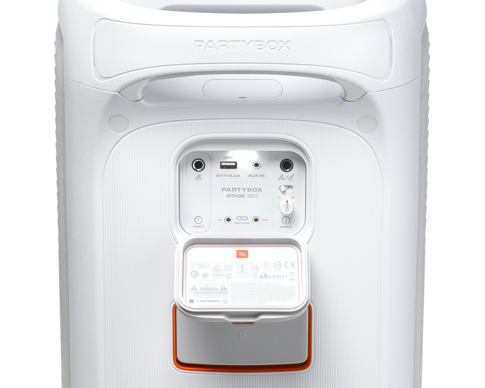 Тонколони Блутут колона JBL PartyBox Stage 320, 240W - Бяла 9