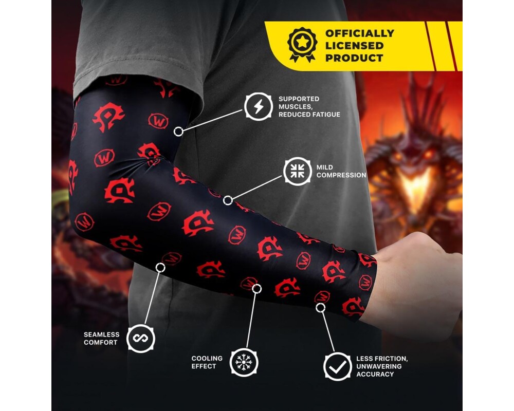 Аксесоар Геймърски ръкав FragOn Arm Sleeve World of Warcraft Horde - Размер L 5