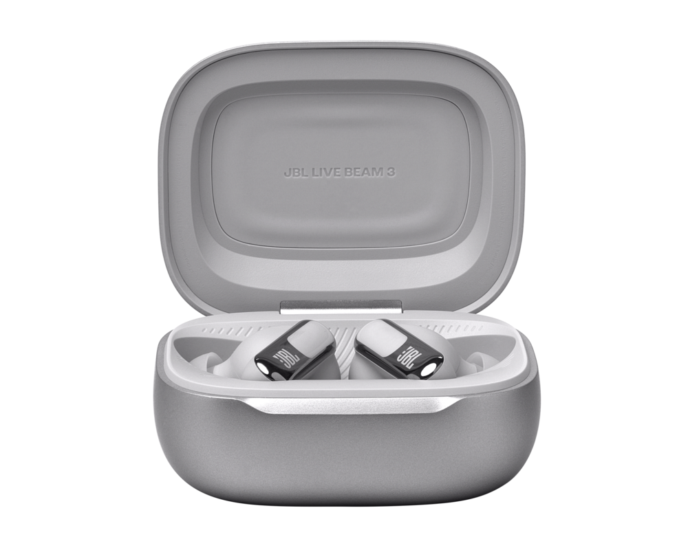Слушалки Блутут слушалки-тапи JBL Live Beam 3 - Сребрист 5