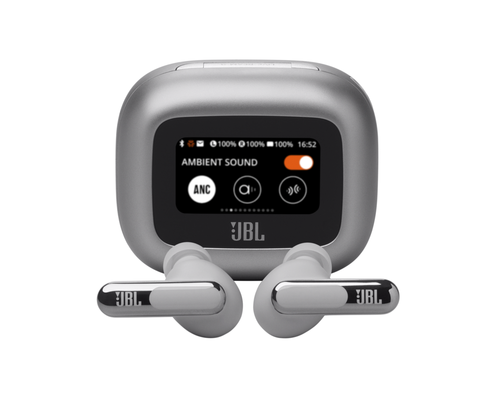 Слушалки Блутут слушалки-тапи JBL Live Beam 3 - Сребрист