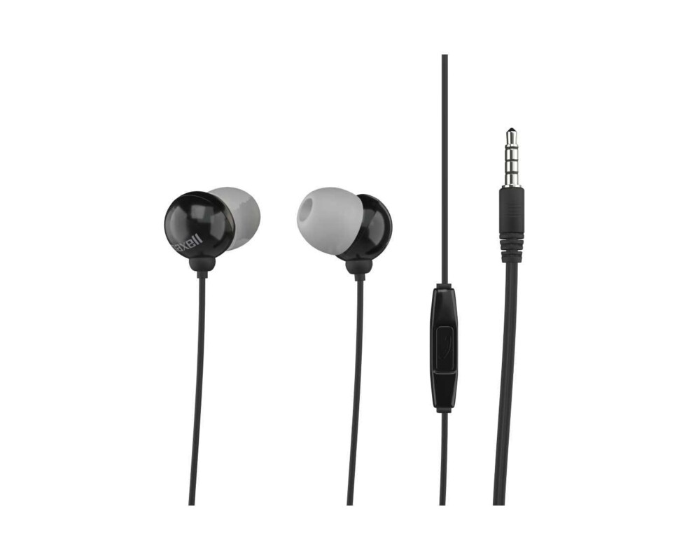 Слушалки с микрофон MAXELL PLUGZ черна 3