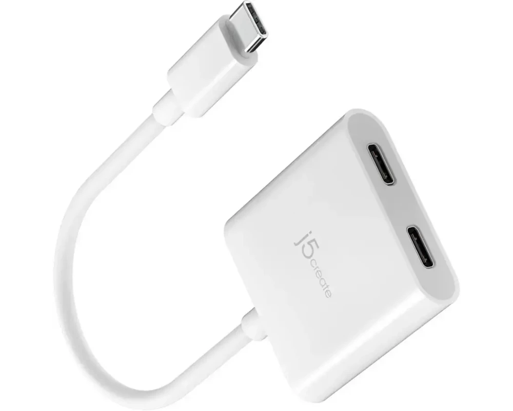 Адаптери j5create USB-C® към Dual USB-C Адаптер 2