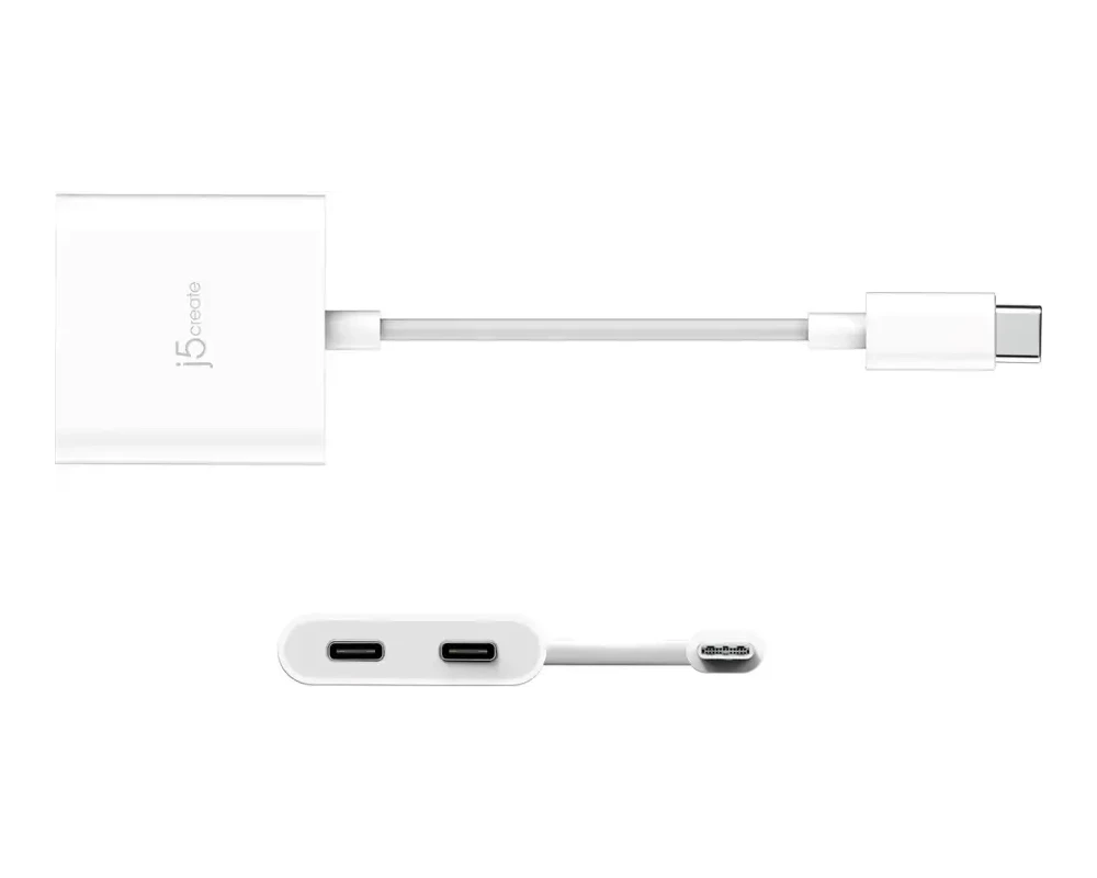 Адаптери j5create USB-C® към Dual USB-C Адаптер 3