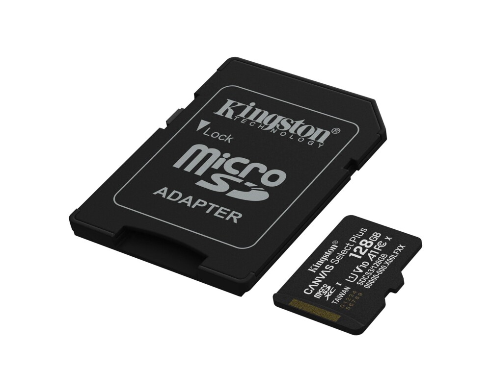 Флаш карта KINGSTON 128GB microSDXC Canvas Select Plus Gen3 150MB 6