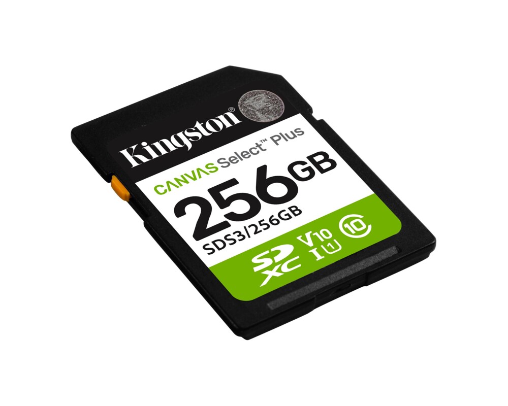Флаш карта KINGSTON 256GB SDXC Canvas Select Plus Gen3 150MB 3