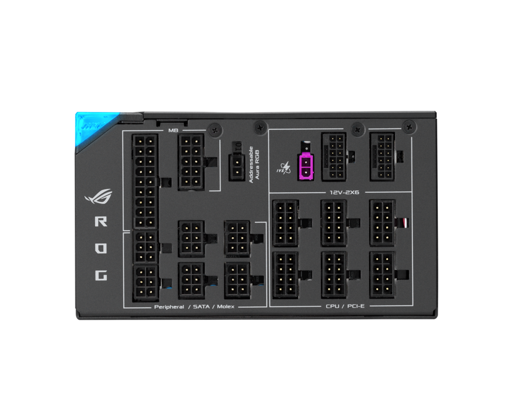 Захранване ASUS ROG THOR III 1600W , 80+ Titanium PCIe 5.1, Fully Modular 10