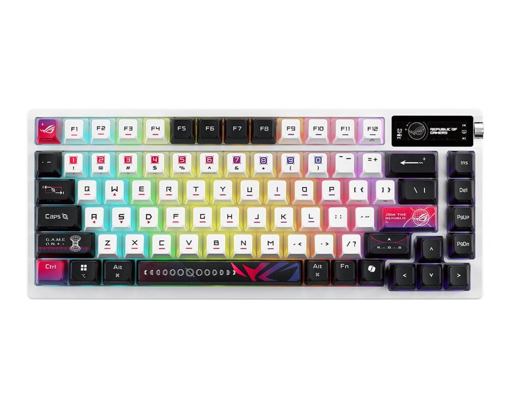 Клавиатура Геймърска безжична Клавиатура ASUS ROG Azoth X - White 2