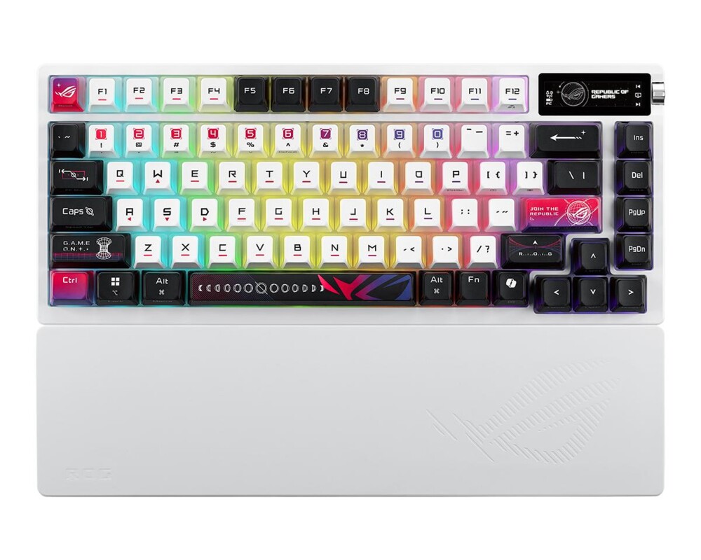 Клавиатура Геймърска безжична Клавиатура ASUS ROG Azoth X - White