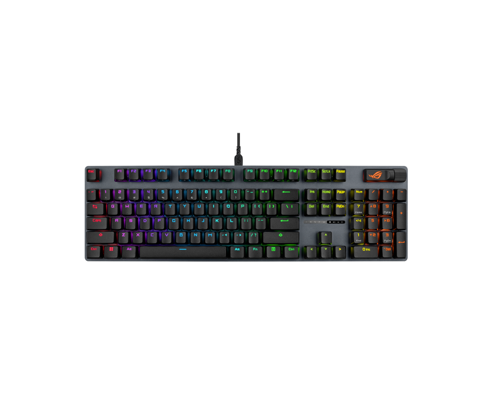 Клавиатура Геймърска механична Клавиатура ASUS ROG Strix Scope II X 4