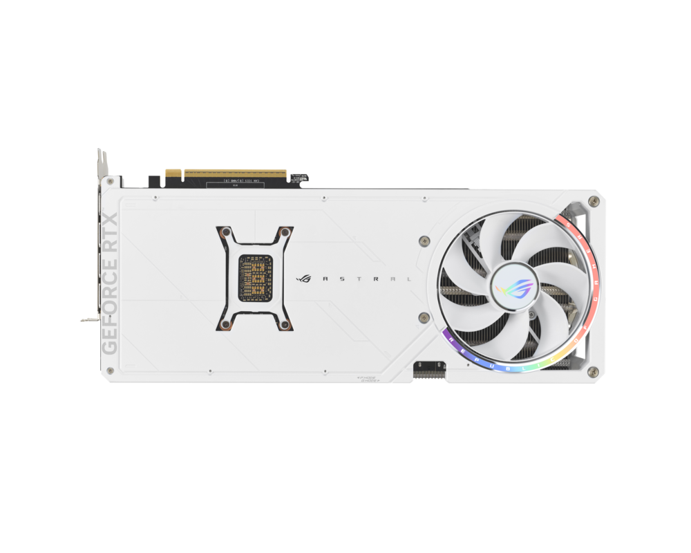 Видеокарта ASUS ROG ASTRAL GeForce RTX 5080 White Edition OC 16GB GDDR7 9