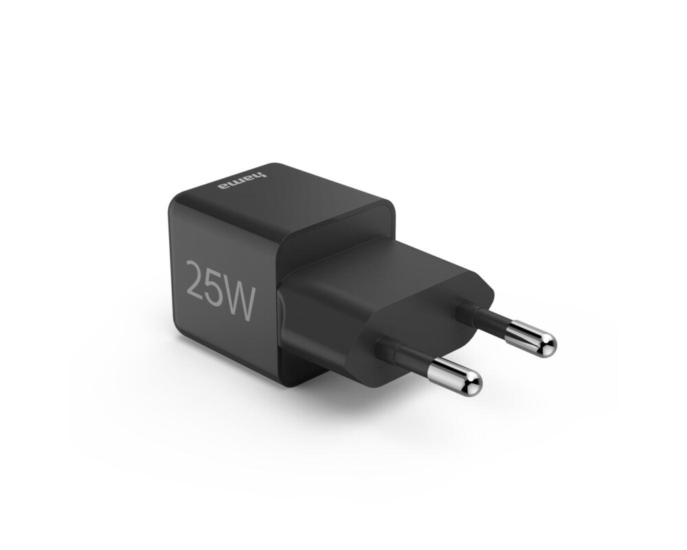Зарядно HAMA Бързо мини  220V, USB-C, PD/Qualcomm, 25 W, черен 3
