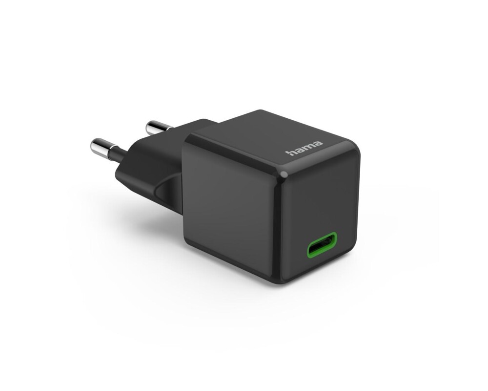 Зарядно HAMA Бързо мини  220V, USB-C, PD/Qualcomm, 25 W, черен 2