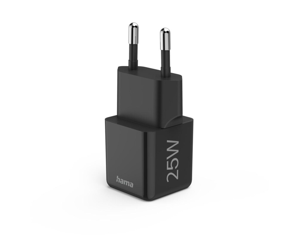 Зарядно HAMA Бързо мини  220V, USB-C, PD/Qualcomm, 25 W, черен 5