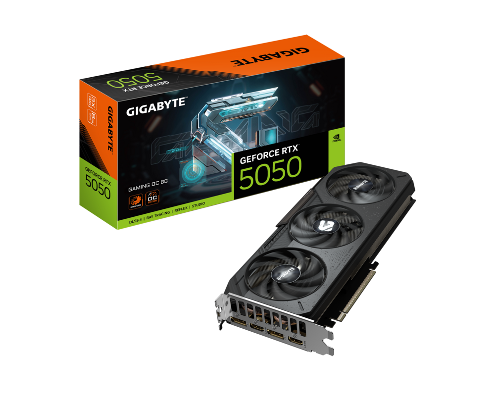 Видеокарта Gigabyte RTX 5050 GAMING OC 8GB GDDR6 7