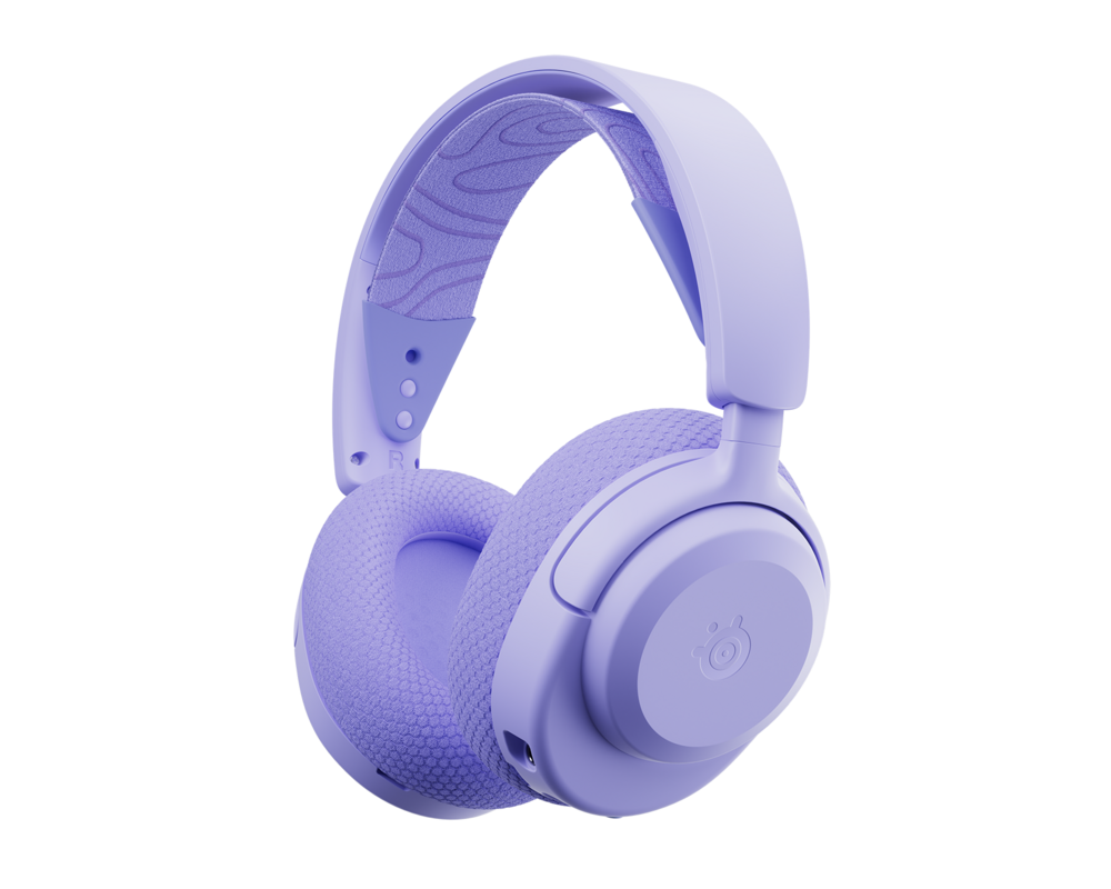 Слушалки Геймърски слушалки SteelSeries Arctis Nova 3P Wireless - Lavander 3