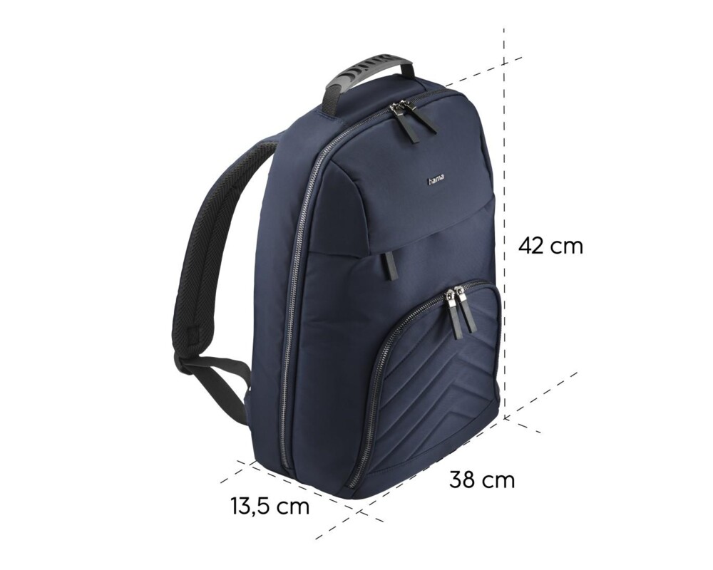 Чанта HAMA Раница за лаптоп "Premium Lightweight", до 41 см (16,2"), тъмносиня 21