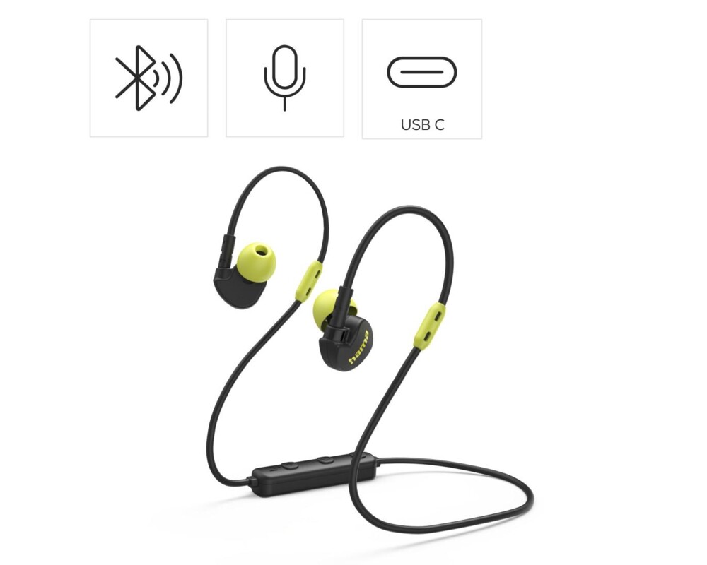 Слушалки HAMA Блутут слушалки, спортни, "Freedom Athletics III", микрофон, черни 6