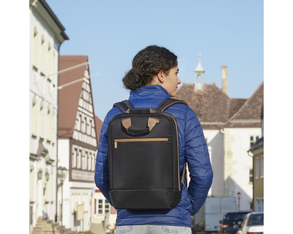 Чанта HAMA Раница за лаптоп "Ultra Lightweight", до 41 см (16,2"), черно с кафяво 8