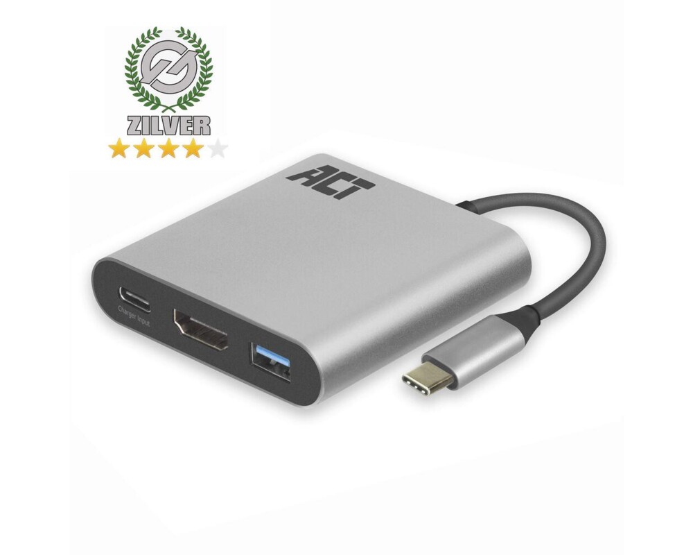 Адаптери ACT Адаптер USB-C към HDMI 4K\ 4